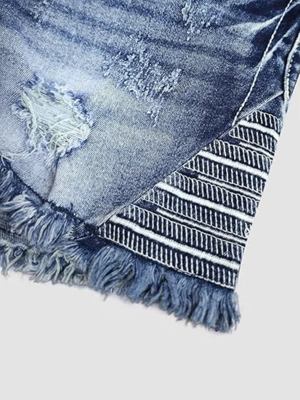 Frayed Star Denim