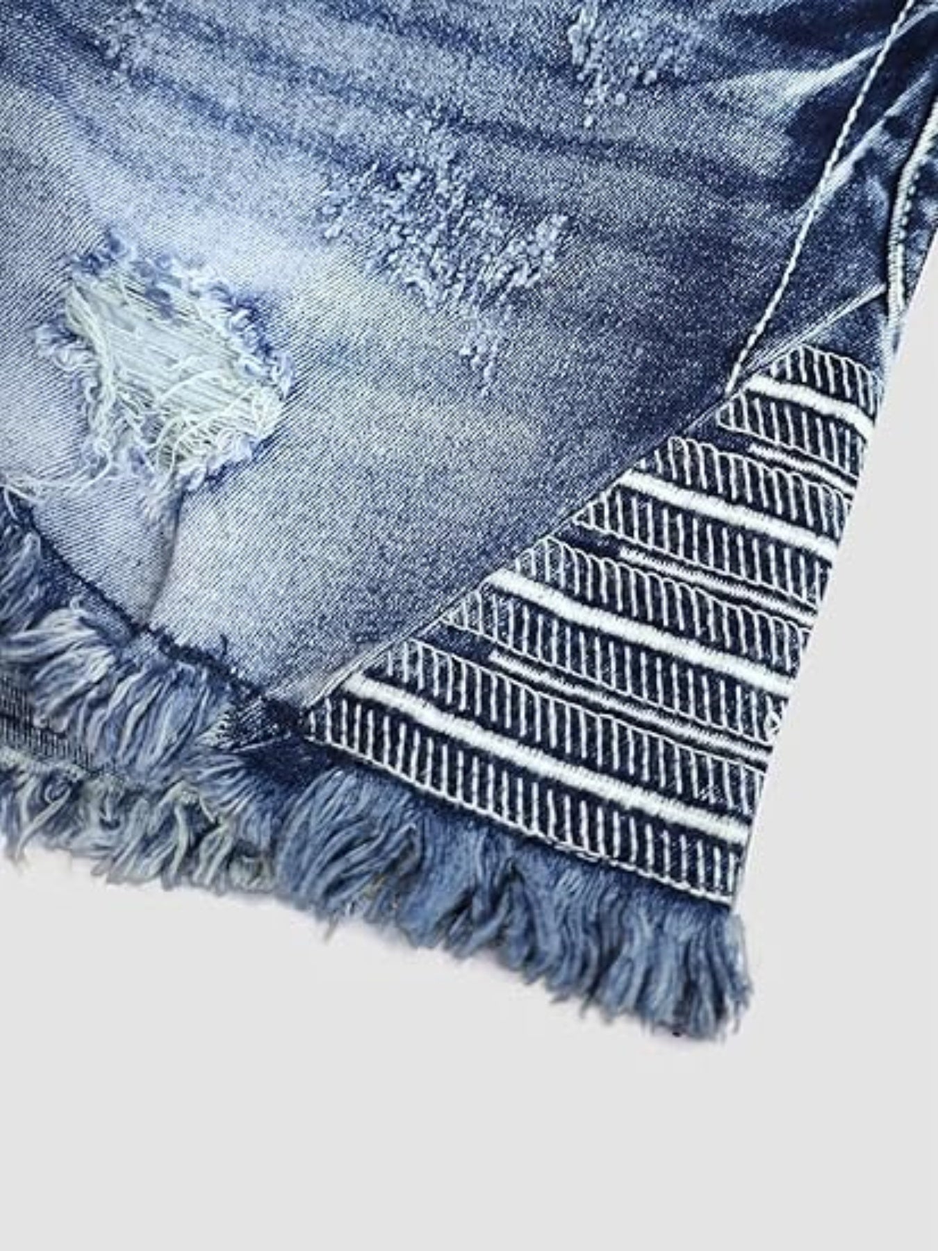 Frayed Star Denim
