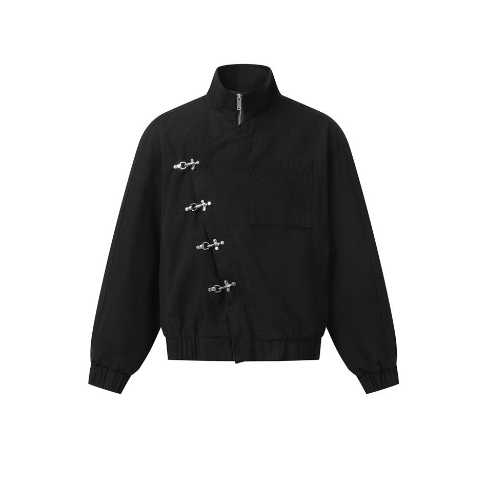 Silver-Clasp Designer Jacket