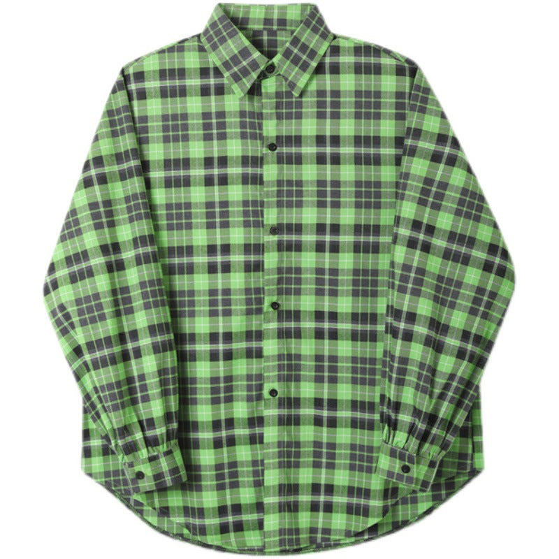 Plaid Long-Sleeve Shirt