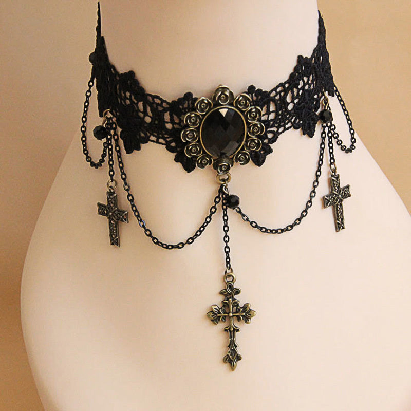 Gothic Cross Necklace