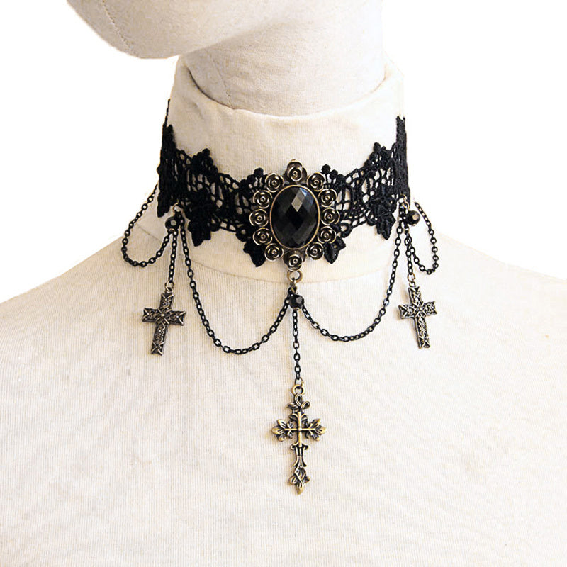 Gothic Cross Necklace
