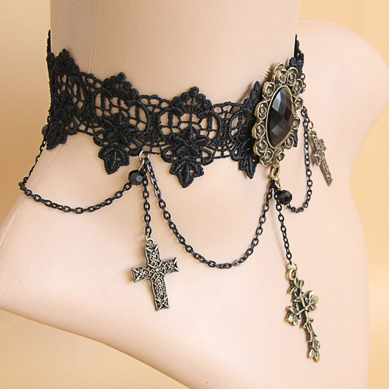 Gothic Cross Necklace