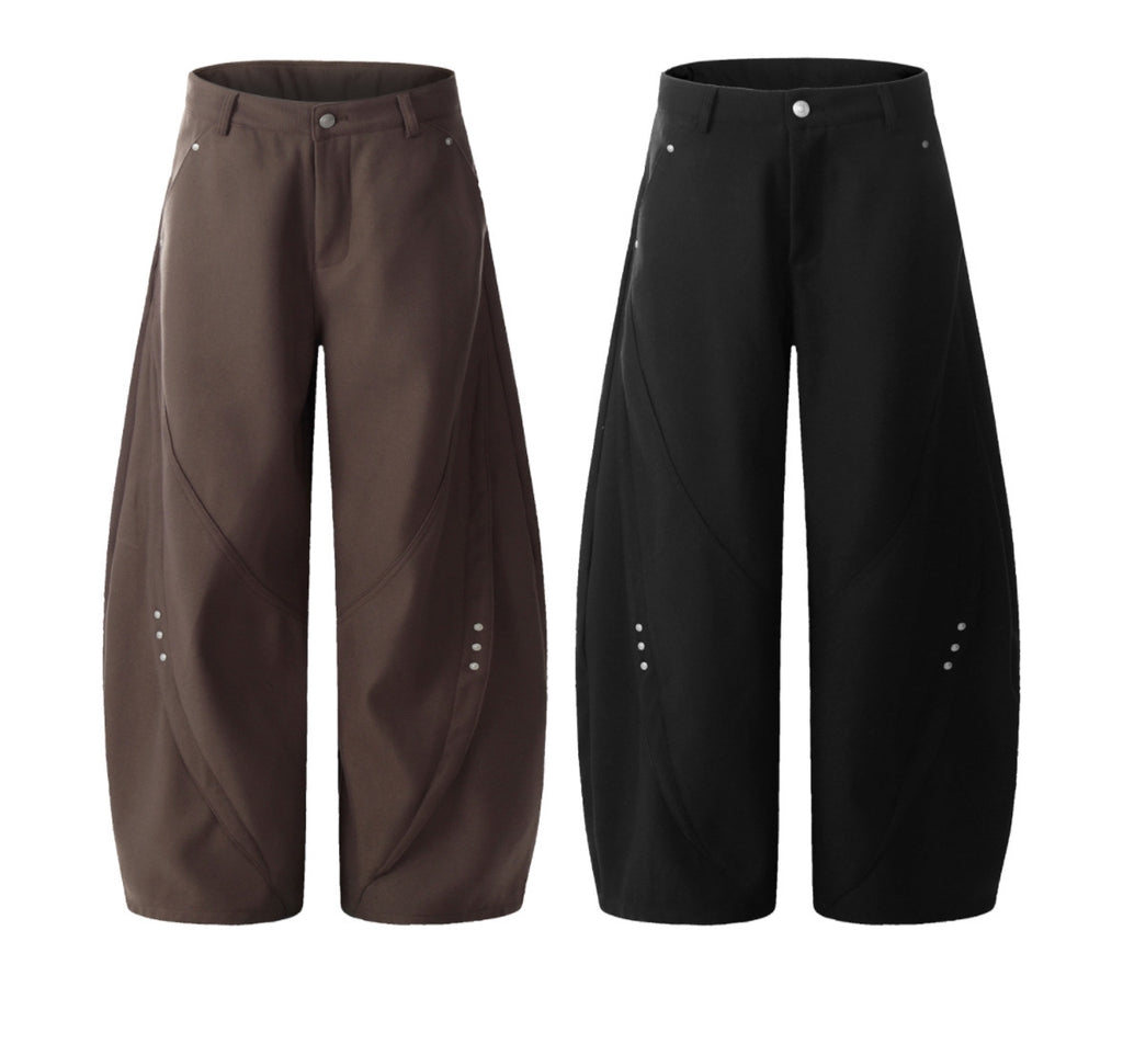 Brown Casual Pants