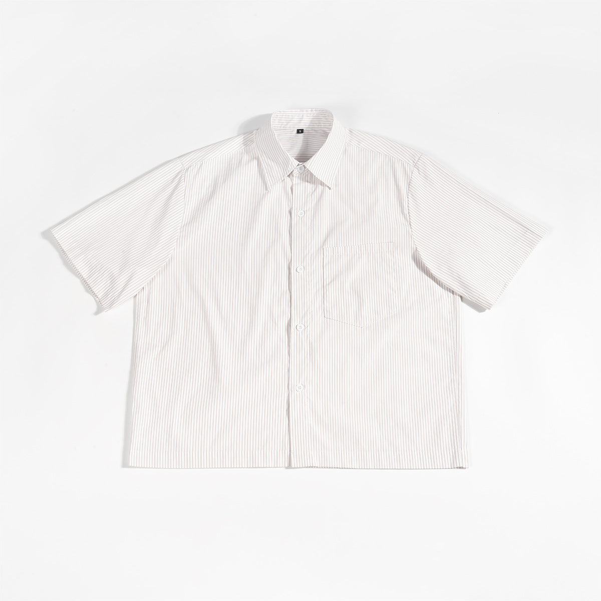 Boxy Fit Striped Shirt