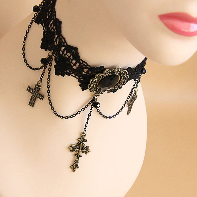 Gothic Cross Necklace