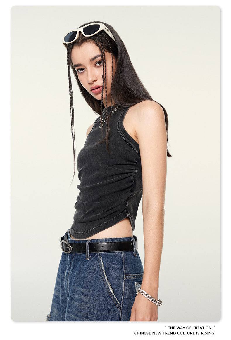 Broken Line Crop Top