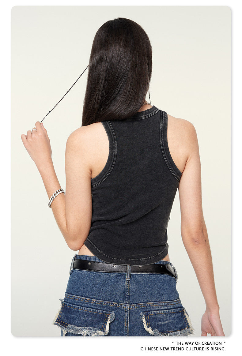 Broken Line Crop Top