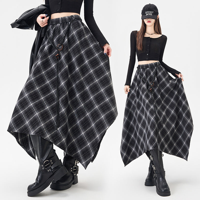 Retro Plaid Skirt