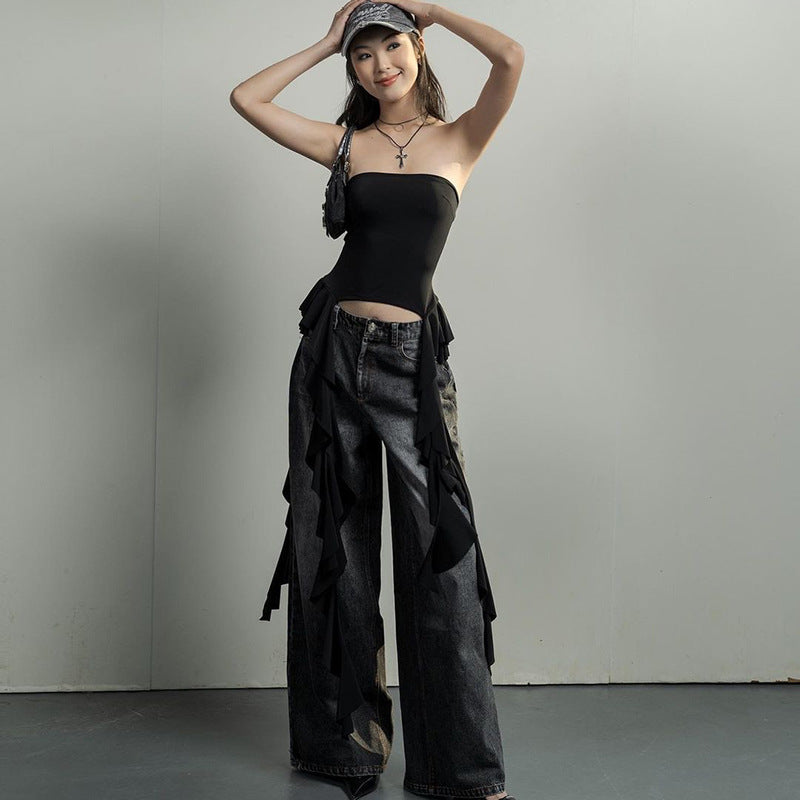 Fluid Side-Panel Crop Vest