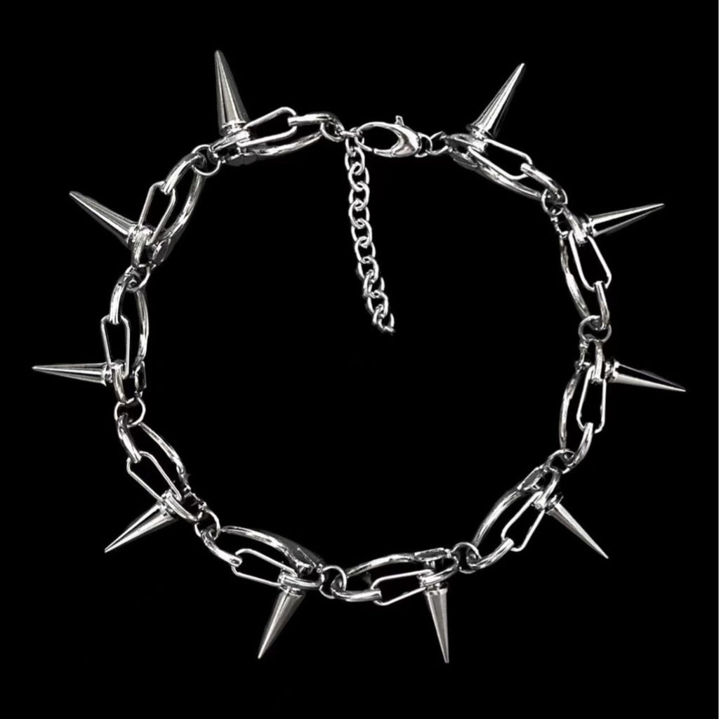 Silver Spike Chain