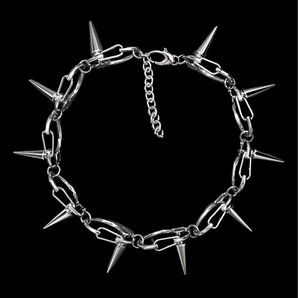 Silver Spike Chain
