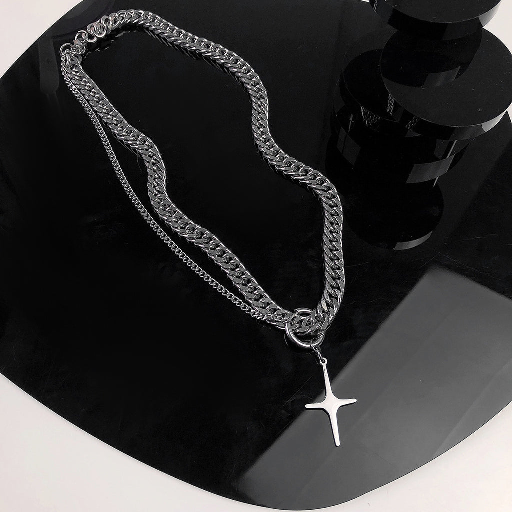 Cross Star Necklace