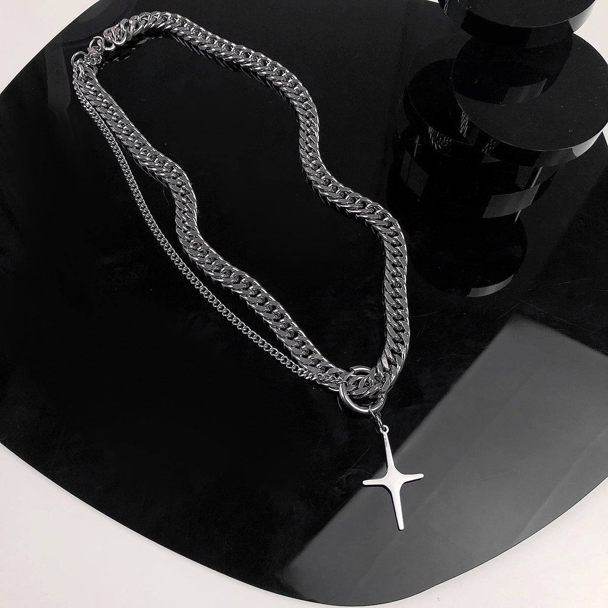 Cross Star Necklace
