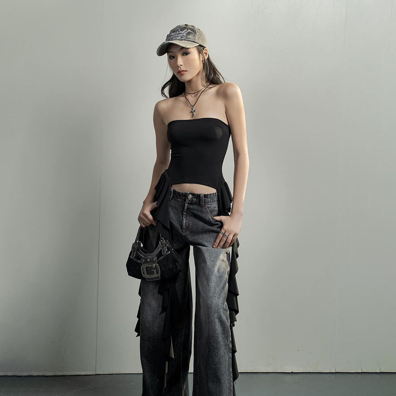 Fluid Side-Panel Crop Vest