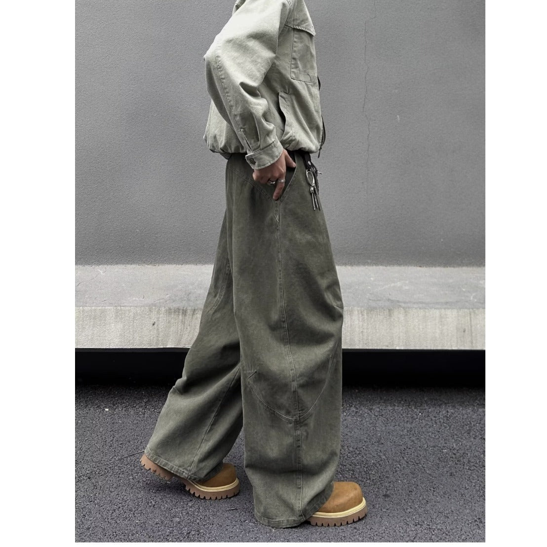 American-style Vintage Bootcut Jeans