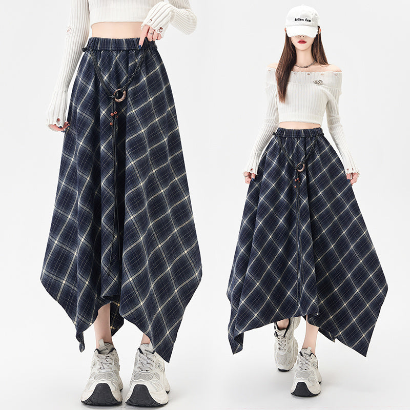 Retro Plaid Skirt