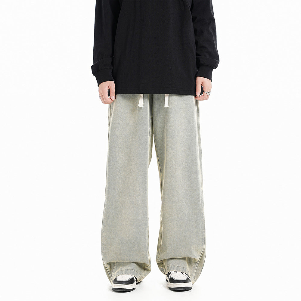 Pale Baggy Pants