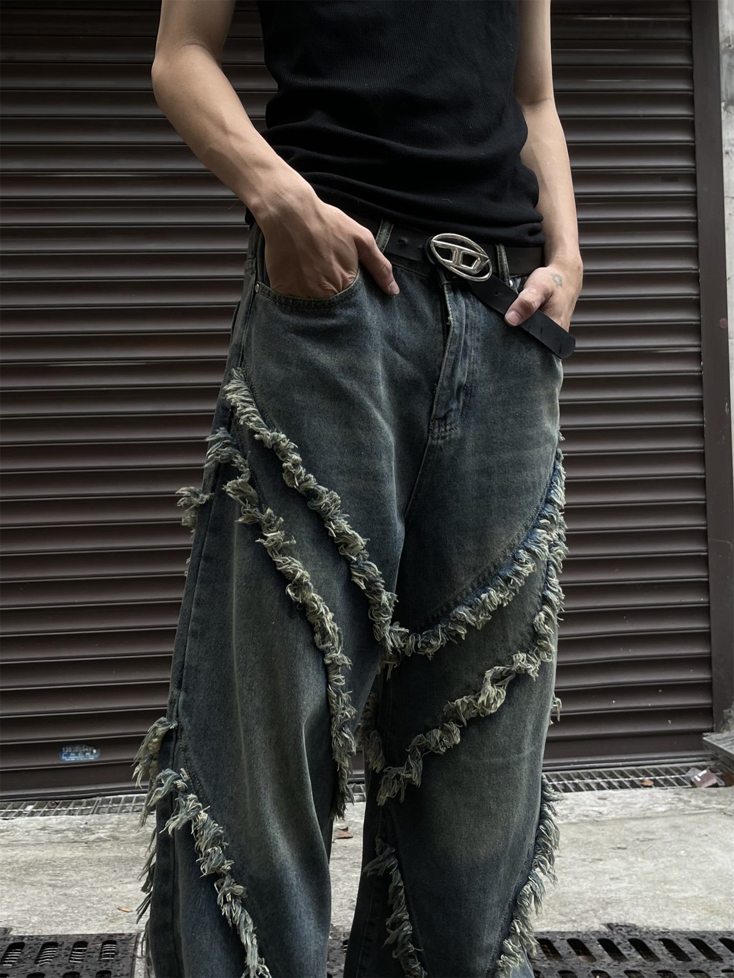 Fringed Pants