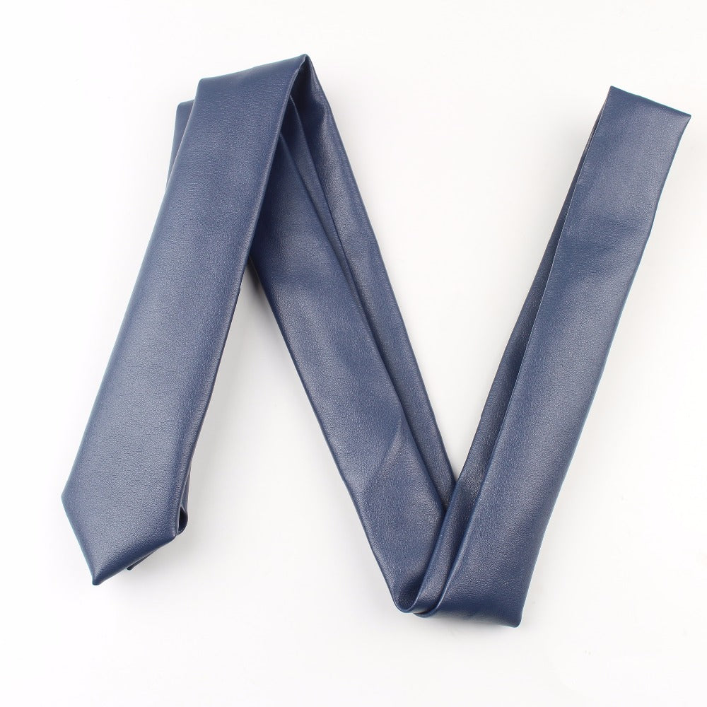 Solid British business leather tie (Copy)