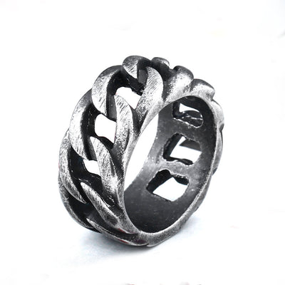 Brushed Statement Ring