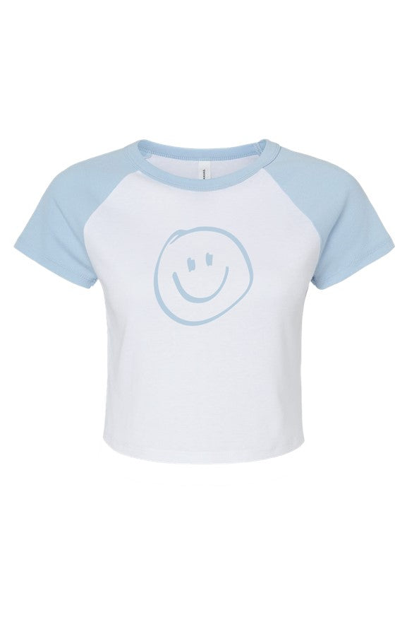 Baby Blue Raglan Tee