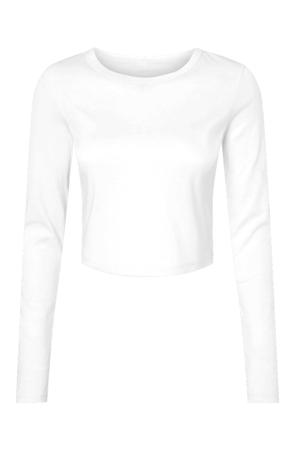 Womens Micro Rib LS Baby Tee