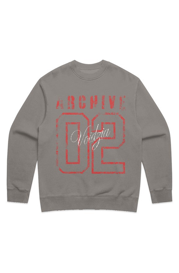 MENS RELAX FADED CREW