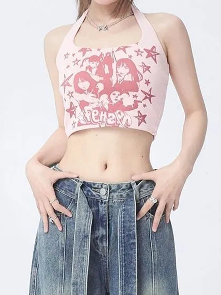 Pink Crop Top
