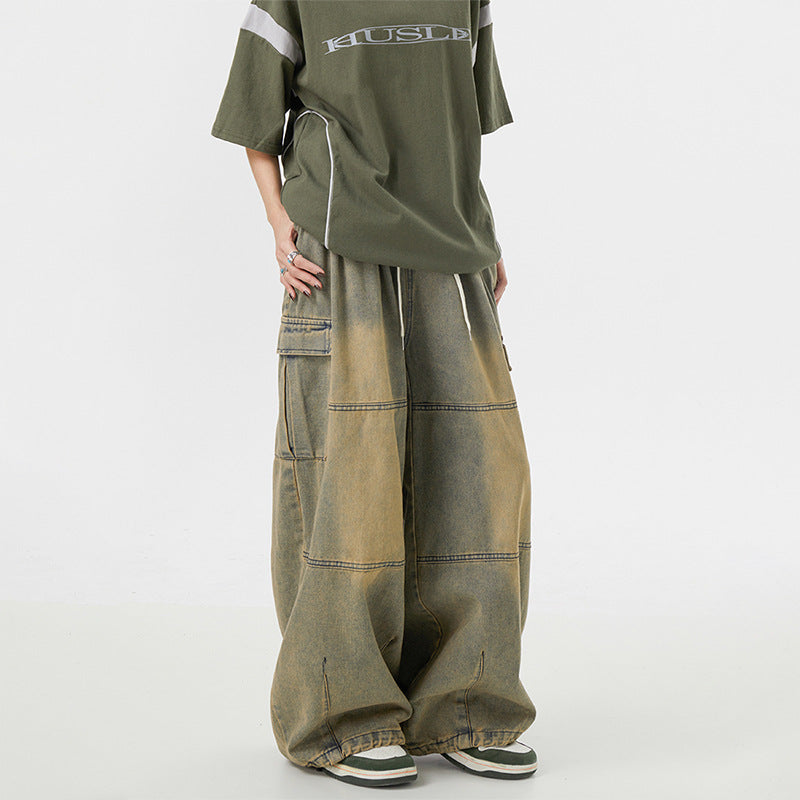 Mud Washed Cargo Pants