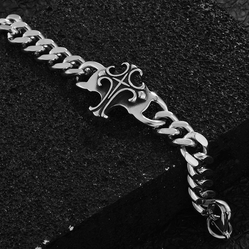 Punk Style Cross Bracelet