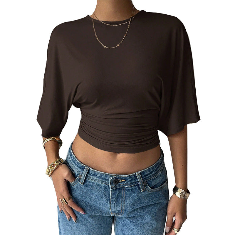 Waist-Shaped Crop Tee