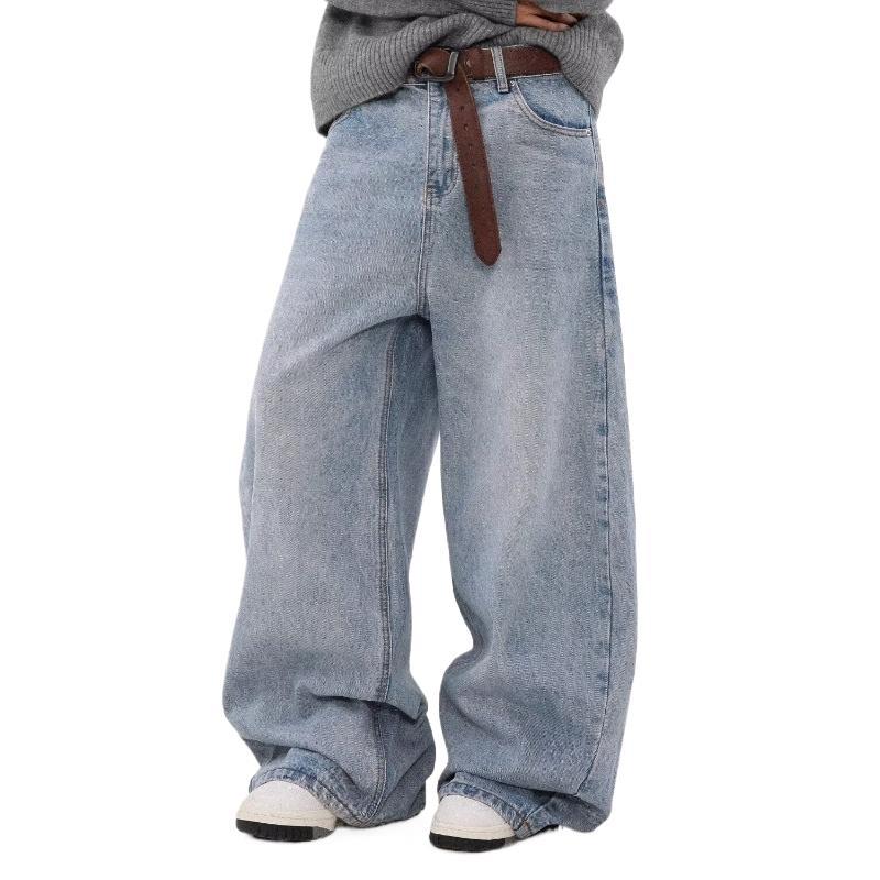 Ice Blue Baggy Pants
