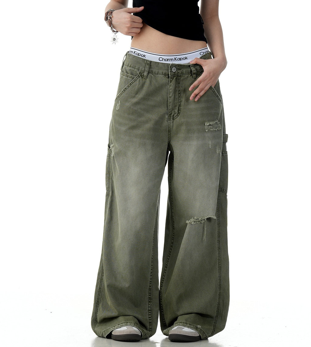 Tattered Baggy Pants