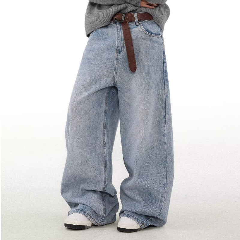 Ice Blue Baggy Pants