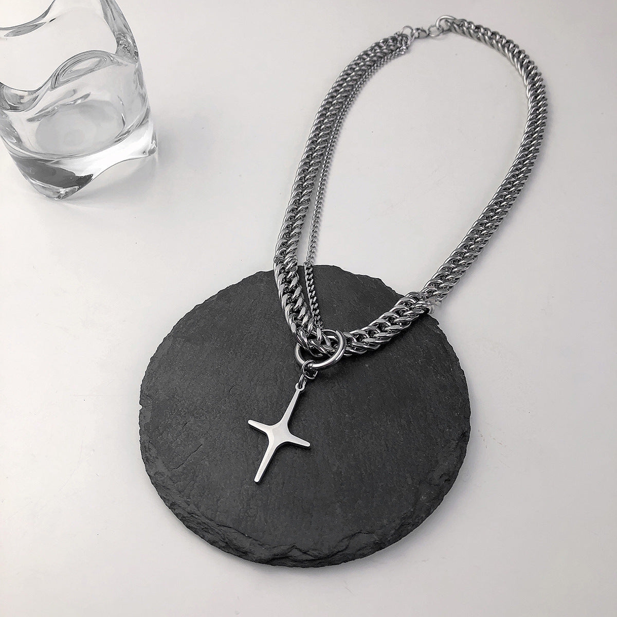 Cross Star Necklace