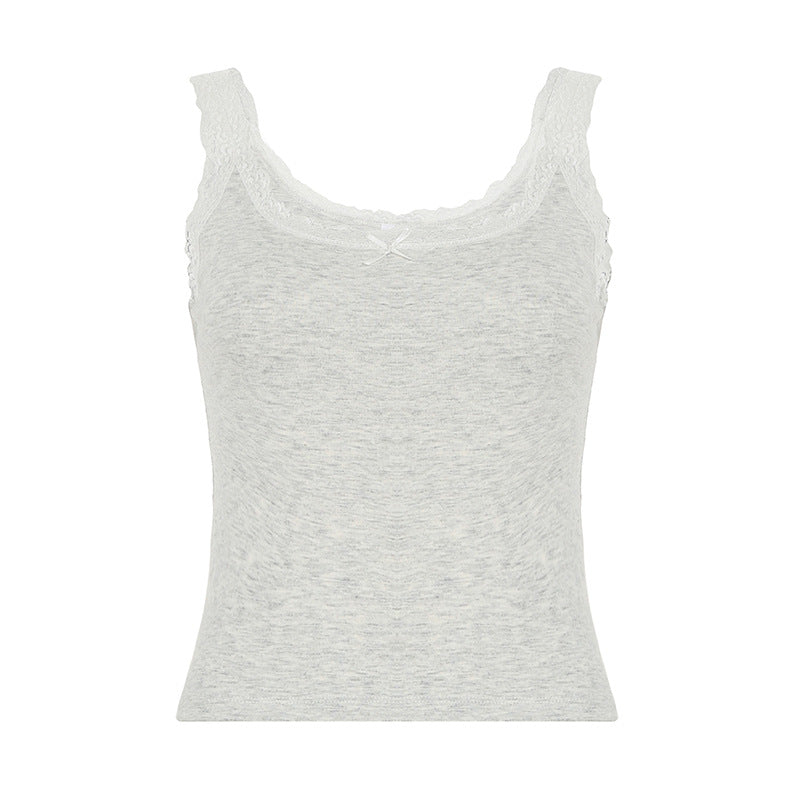Lace Bow Tank Top