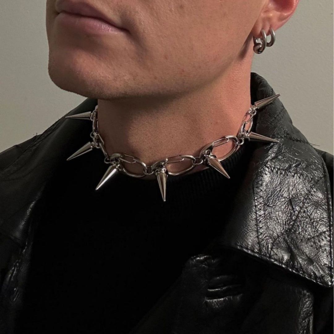 Silver Spike Chain