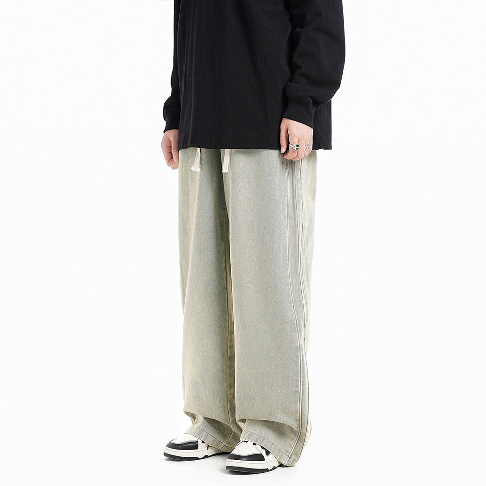 Pale Baggy Pants