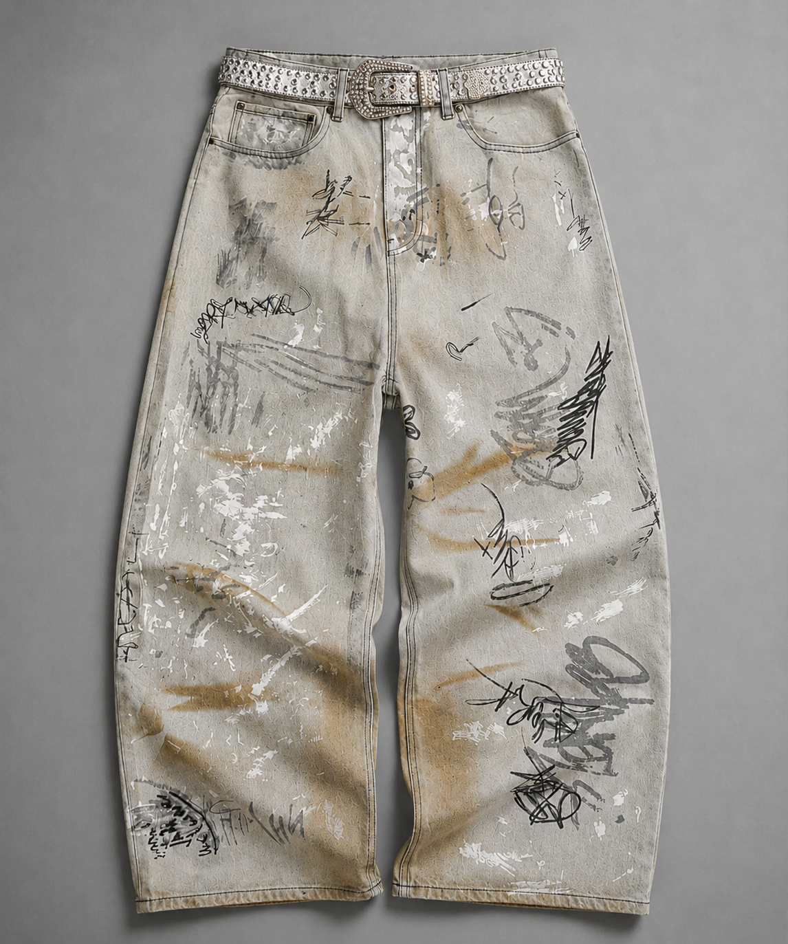 Printed Skater Jeans
