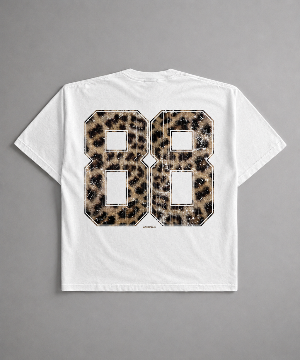 Broken Leopard Number Tee