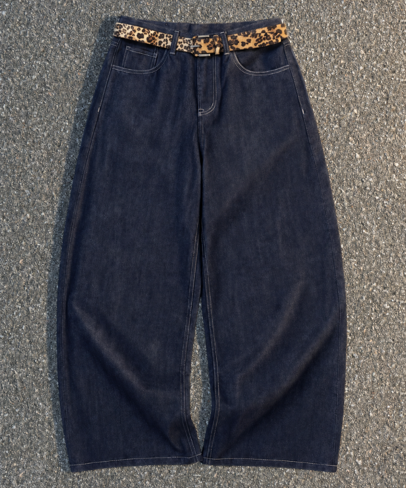 Wide Leg Baggy Denim Pants