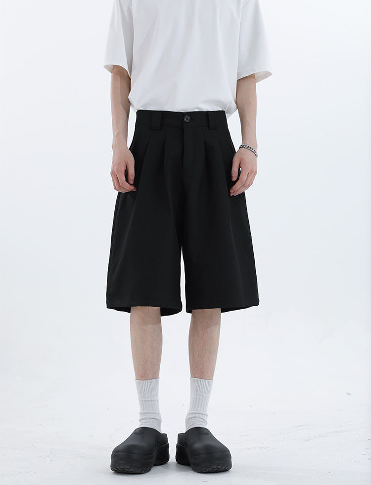 Casual Pleated Jorts