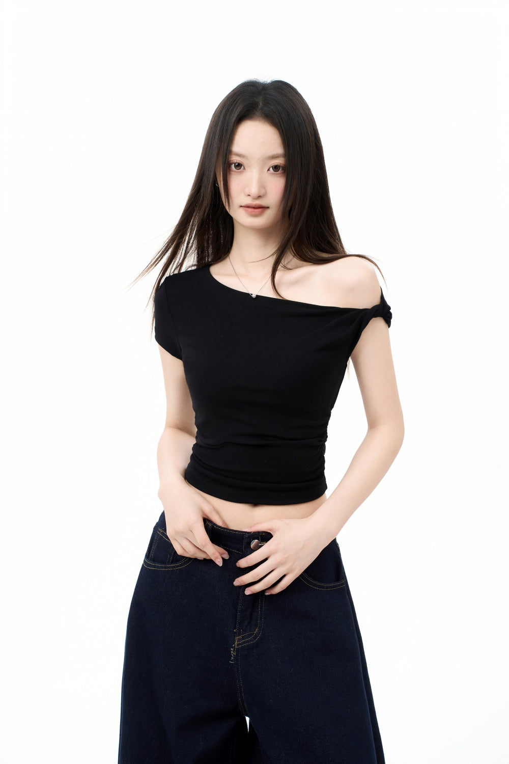 Off-Shoulder Crop Top