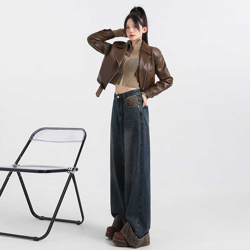 Leopard-Detail Pants