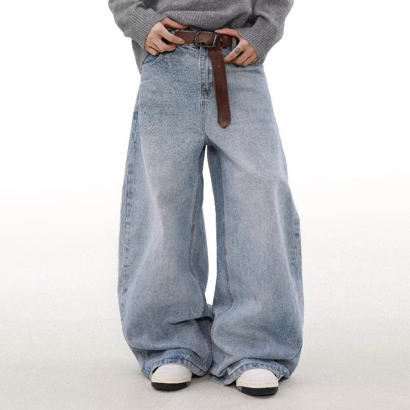 Ice Blue Baggy Pants