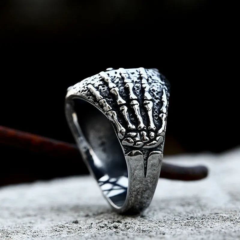 Silver Pentagram Ring