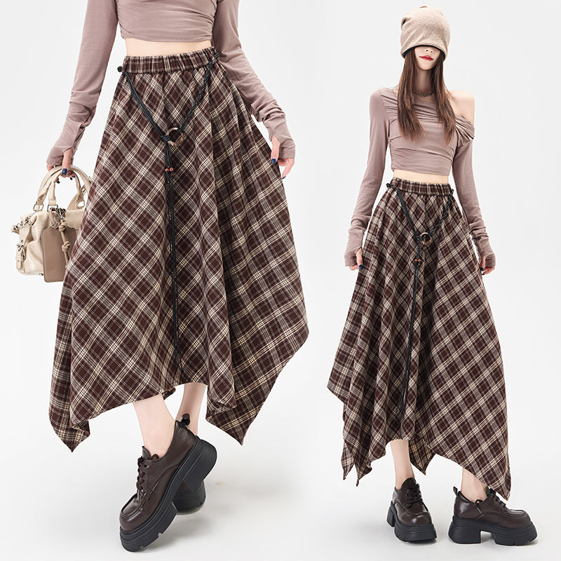 Retro Plaid Skirt