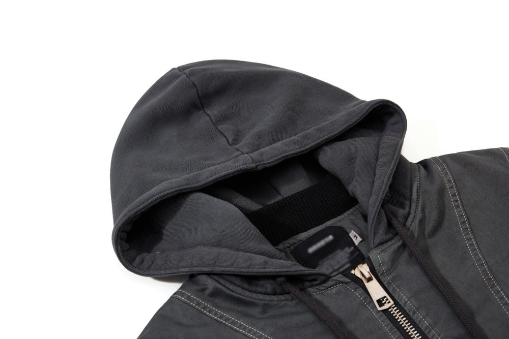 Stitched Hooded Jacket