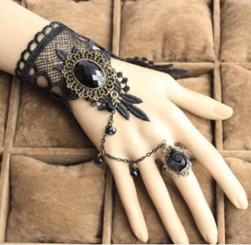 Gothic Lace Bracelet
